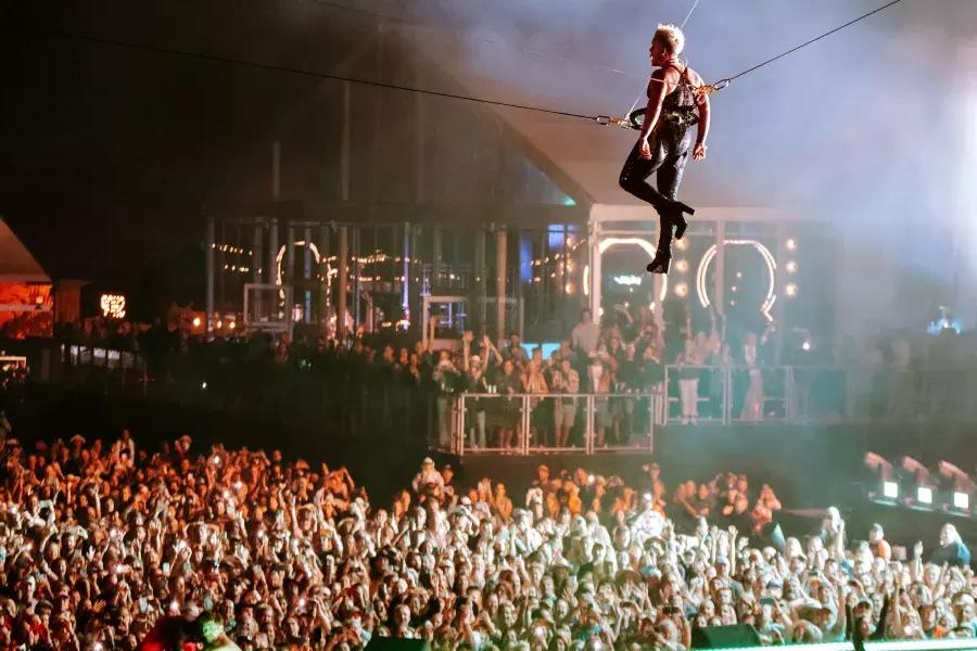 P!nk performing at BottleRock Festival